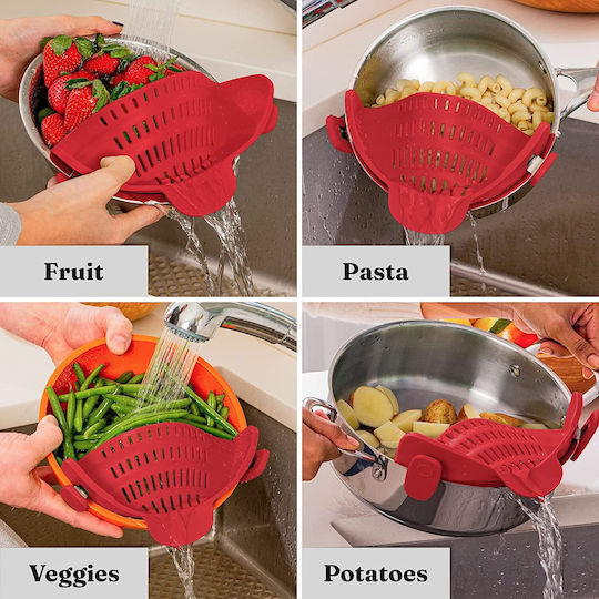 mediLOGIC Silicone Colander Pasta 1pcs