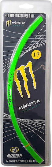 Bandă adezivă pentru jante Monster Verde