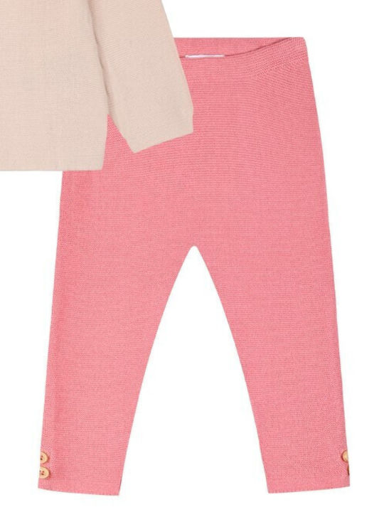 Energiers Kids Set with Pants Winter 3pcs Pearl Pink