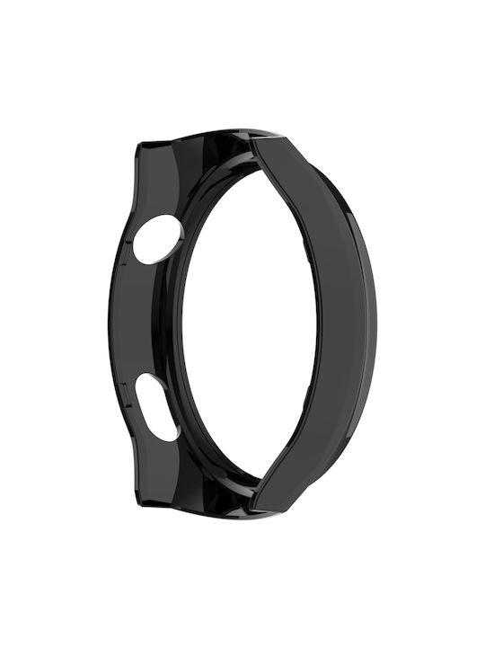 Half Coverage Θήκη Σιλικόνης σε Μαύρο χρώμα για Huawei Watch 4 Pro