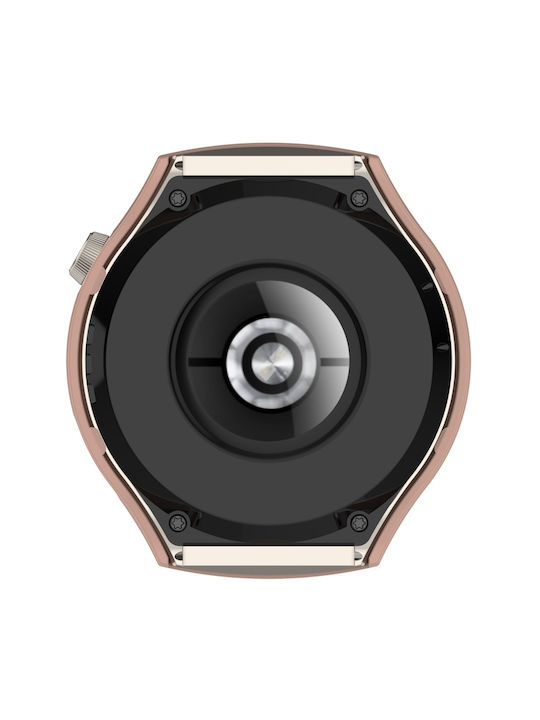 Half Coverage Silicone Case in Pink color for Huawei Watch 4 Pro