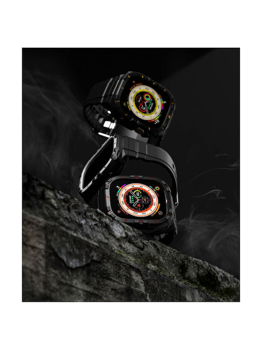 Ringke Fusion-X Guard & Strap Πλαστική Θήκη με Λουράκι σε Λευκό χρώμα για Apple Watch Ultra 2, Apple Watch Ultra 1