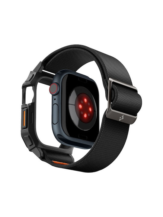 Spigen Lite Fit "pro" Пластмасов Калъф в Черен цвят за Apple Watch 10 42 мм