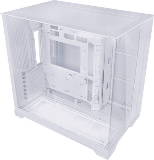 Lian Li O11 Vision Compact Gaming Midi Tower Computer Case with Side Window White