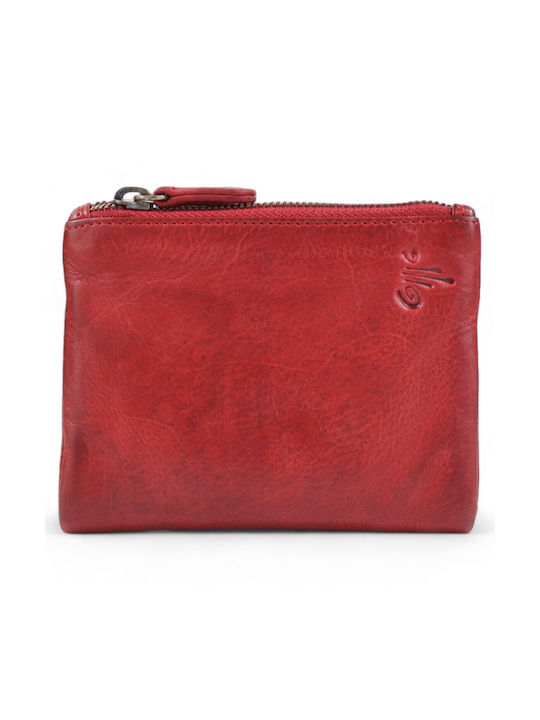 Kion Small Leather Women's Wallet Red