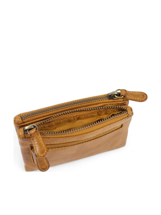 Small Leather Women's Wallet Brown