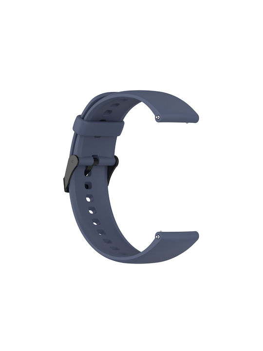 Huawei Watch 4 Watch 4 Pro Λωρίδα Ρολογιού Μαύρη Πόρπη Ανοξείδωτο Ατσάλι Μονόχρωμη Σιλικόνη Μπλε Γκρι