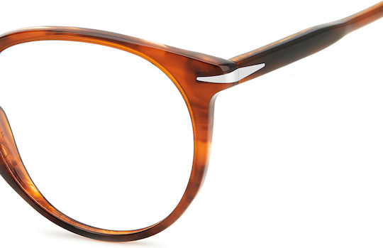 David Beckham Herren Acetat Brillengestelle Braun DB 1139 EX4
