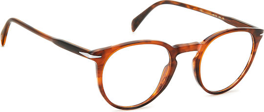 David Beckham Herren Acetat Brillengestelle Braun DB 1139 EX4