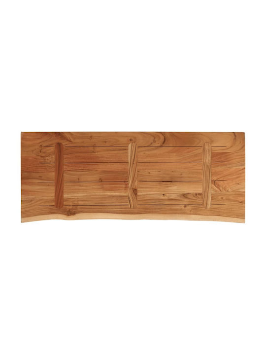 vidaXL Rectangular Table Surface made of Solid Wood Acacia 90x40x2.5cm 370251 1pcs