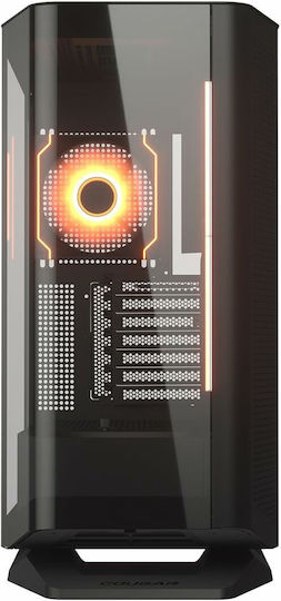 Cougar FV270 Gaming Midi Tower Κουτί Υπολογιστή με Πλαϊνό Παράθυρο και RGB Φωτισμό Μαύρο