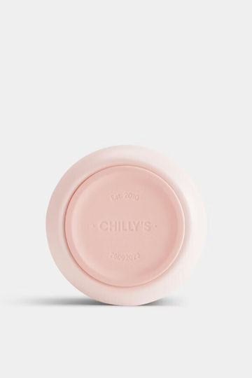 Chilly's Series 2 Switch Glass Thermos Stainless Steel BPA Free 500ml BLUSH PINK with Straw