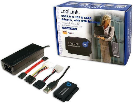 LogiLink Docking Station Σκληρών Δίσκων IDE/SATA 3.5" / 2.5" με σύνδεση USB 2.0 (AU0006C)