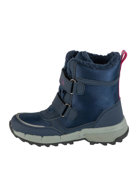 Kinderstiefeletten mit Klettverschluss Marineblau