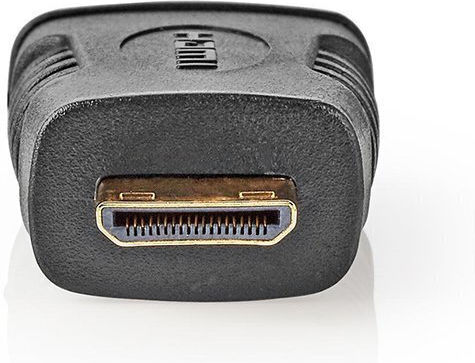 Nedis Konverter Mini-HDMI männlich zu HDMI weiblich Gold 1Stück CVGB34906BK