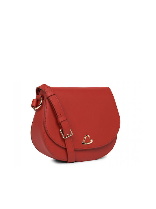 Lancaster Paris Leather Women's Bag Shoulder Red