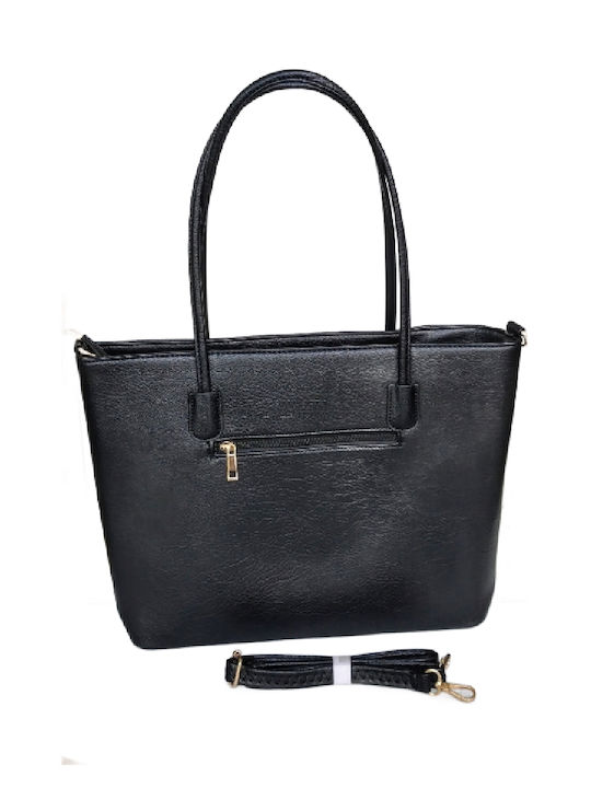 Leather Women's Bag Shoulder Black