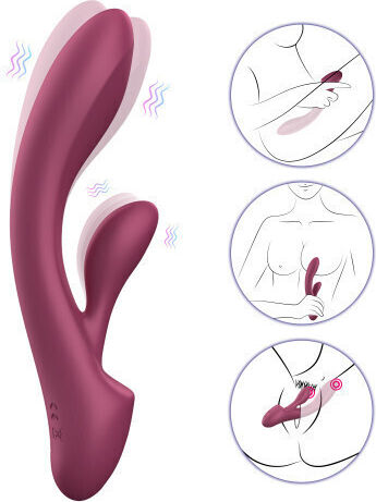 ToyBox Dreams Mini Δονητής Rabbit 12cm Μωβ
