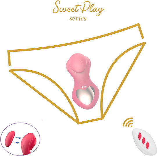 Erospace Vibrator für Paare mit Fernbedienung Rosa