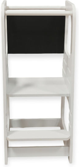 Learning Tower made of Wood White TF13071