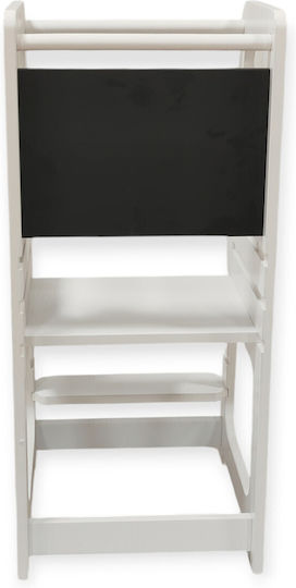 Learning Tower made of Wood White TF13071
