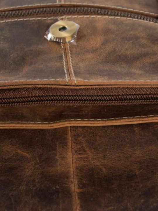 Leather Men's Bag Shoulder / Crossbody Tabac Brown