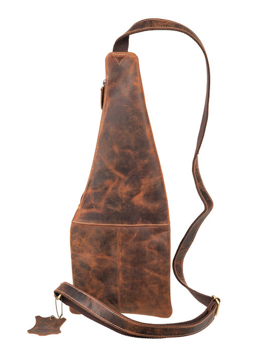 Leather Men's Bag Shoulder / Crossbody Brown