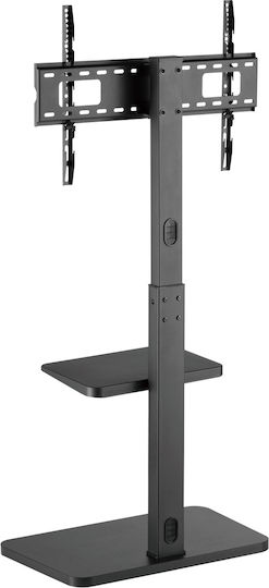 Brateck FS32-46 Βάση Τηλεόρασης Δαπέδου έως 75" και 40kg Μαύρο
