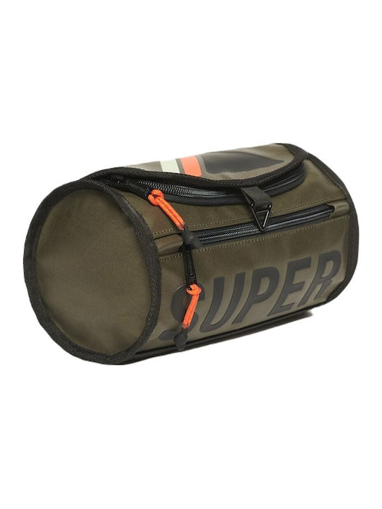 Superdry Toiletry Bag Tarp in Khaki color