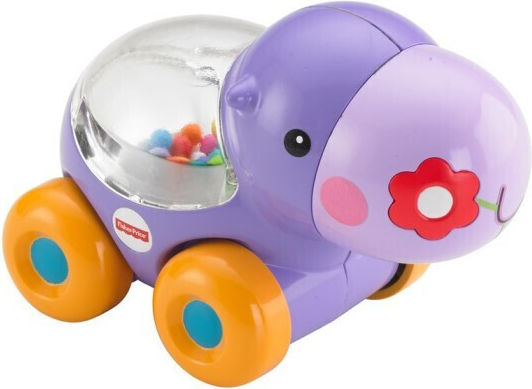 Mattel Избутване насам-натам Hop Along Hippo със звуци