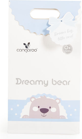 Cangaroo Одеяло Детски пелени за пелени Dreamy Bear Син Blue 75x100см.