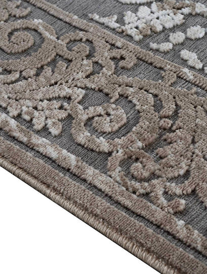 Madi Allium Regal Rug Round Grey