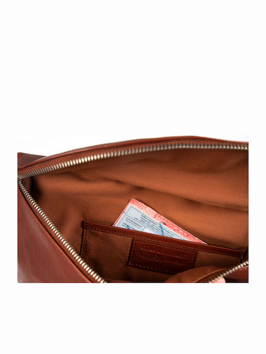 Leather Waist Bag Tabac Brown