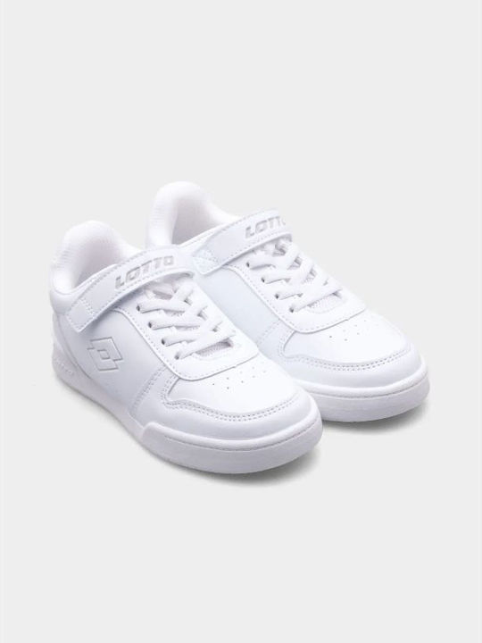 Παιδικά Sneakers με Σκρατς Λευκά