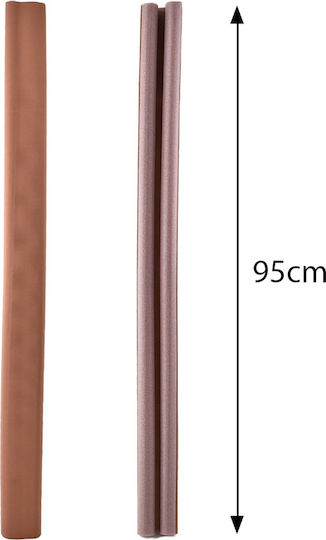 TnS Foam Double Draft Stopper Window / Door in Brown Color 3cm