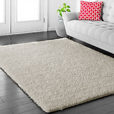 Saray Home Dubai Χαλί Ορθογώνιο Shaggy Ιβουάρ 200x270cm