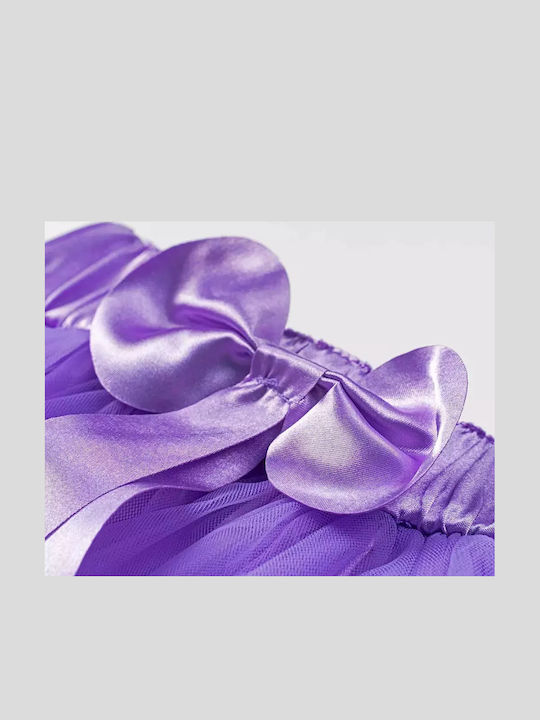 Fustă Tutú pentru Copii din Tulle Violet