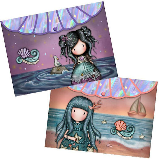 Santoro Папка с Бутон за Хартия A4 Многоцветенς 2бр Making Waves - Lost At Sea And Washed Ashore