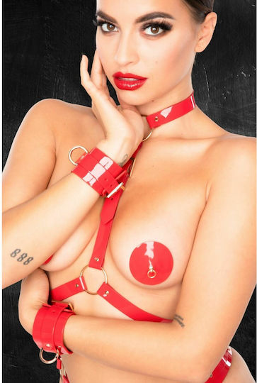 Kinky Diva BDSM Комплект в Червен Цвят