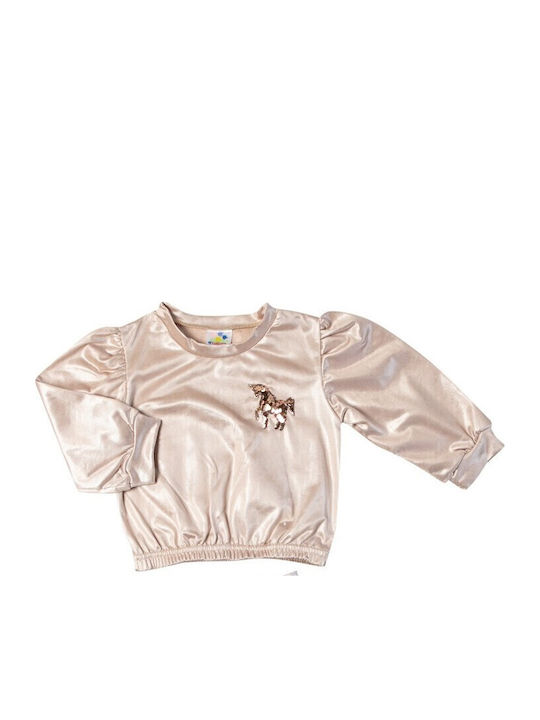 Kinder-Set mit Rock Winter 2Stück Rosa