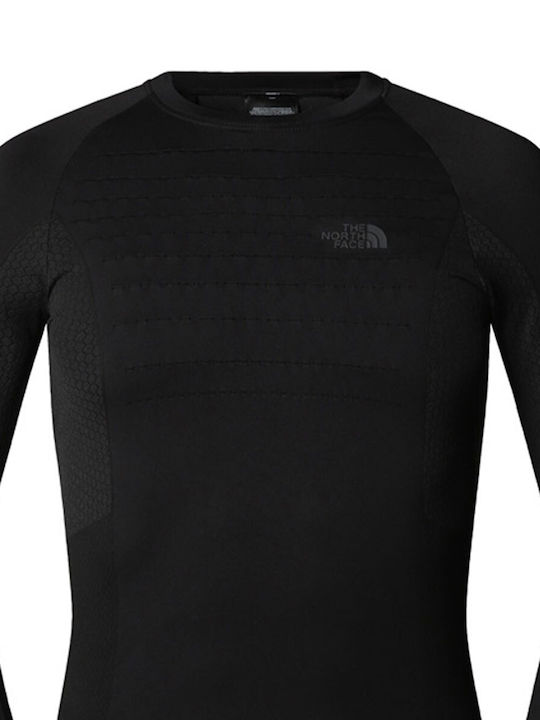 The North Face Ανδρική Ισοθερμική Μακρυμάνικη Μπλούζα Compression Μαύρη