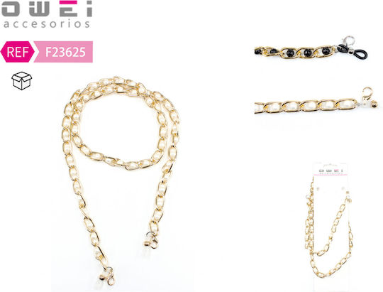 Goldene Brillen Kette