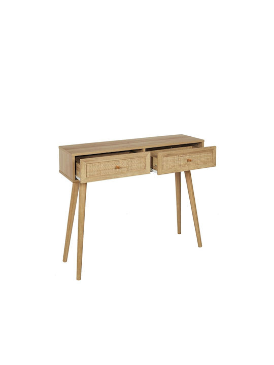 Bali Konsole Holz mit Spiegel Ξύλου L100xB39xH81cm