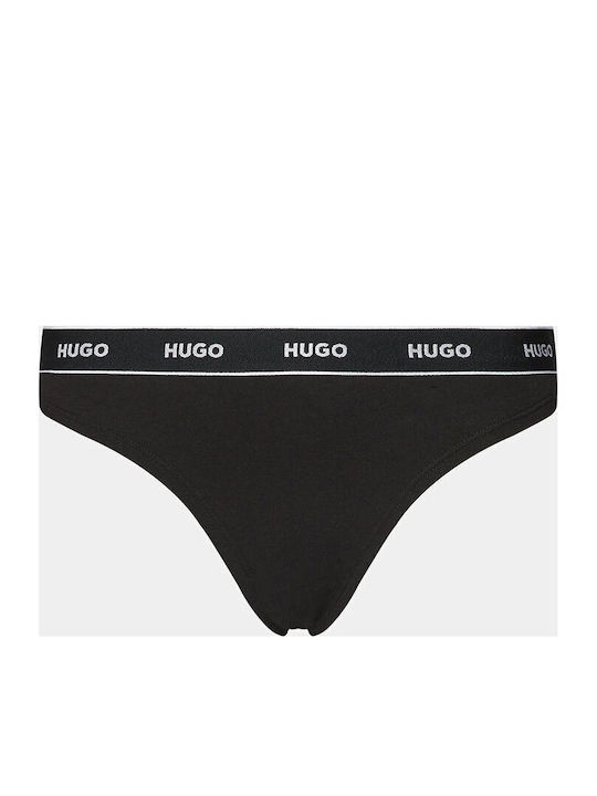 Βαμβακερά Γυναικεία String 3Pack Μαύρο, Λευκό, Κόκκινο