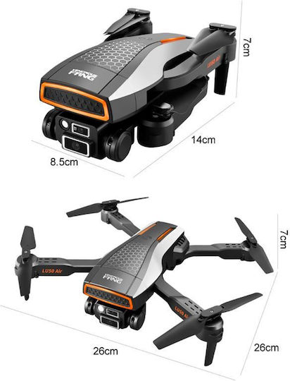 XLURC Xlurc Lc50 Foldable Drone Mini 2.4 GHz with 480p Camera and Controller