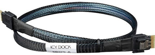 Icy Dock SlimSAS 4i 38 Pin SFF-8654 zu SlimSAS 4i 38 Kabel