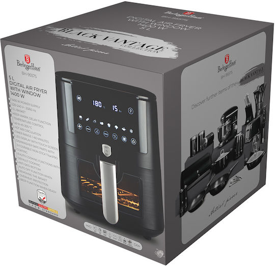 Berlinger Haus Air Fryer 5lt Μαύρο BH-9557