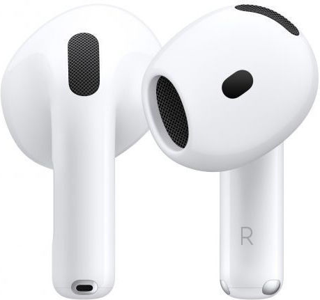 Apple AirPods (4th generation) Earbud Bluetooth Handsfree Earphones with Sweat Resistance and Charging Case White