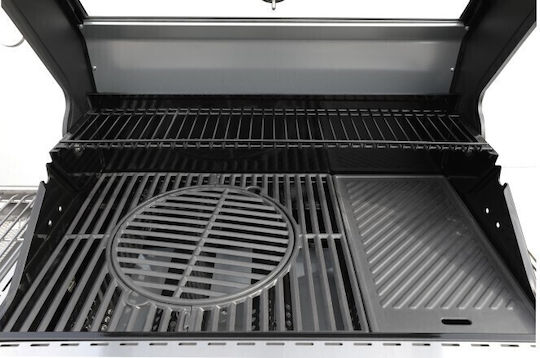 Kaiser Profi Gasgrill Rost 61cmx41cmcm mit 5 cm 15kW und Seitenbrenner