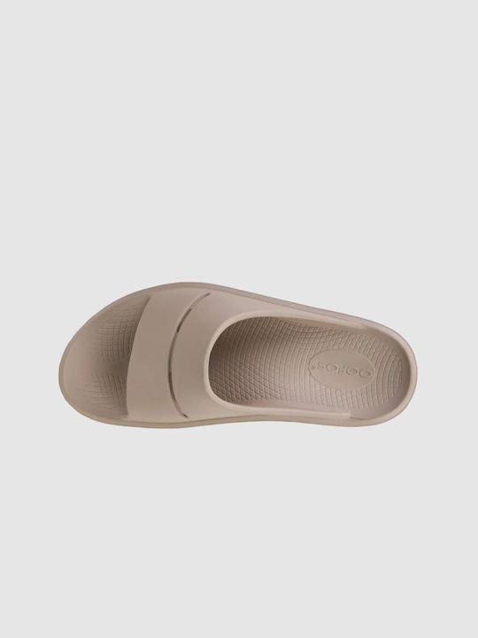 Oofos Oomega Women's Slides Beige